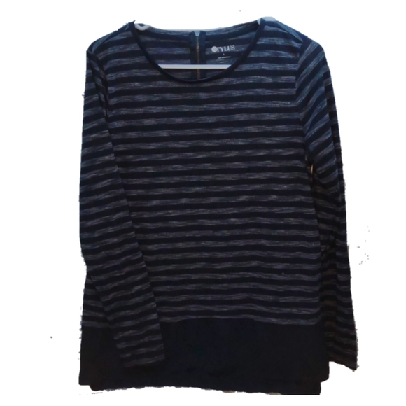 Stylus Striped Long Sleeve Shirt - Picture 1 of 6